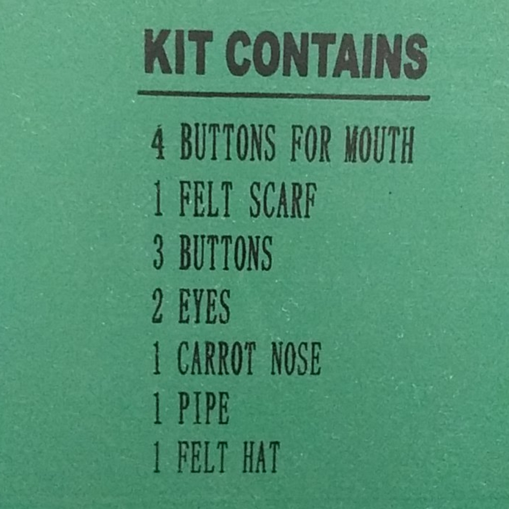 Snowman Kit - Picture 3 of 5